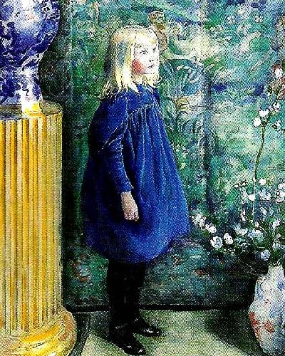 portratt av vult och ulla, Carl Larsson